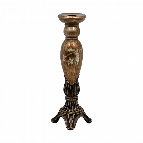 ΚΗΡΟΠΗΓΙΟ Fylliana ΜΠΡΟΝΖΕ POLYRESIN 11x11x38 sls