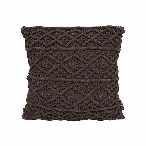 ΔΙΑΚΟΣΜΗΤΙΚΟ ΜΑΞΙΛΑΡΙ Fylliana Crochet CAMEL ΧΡΩΜΑ 45x45