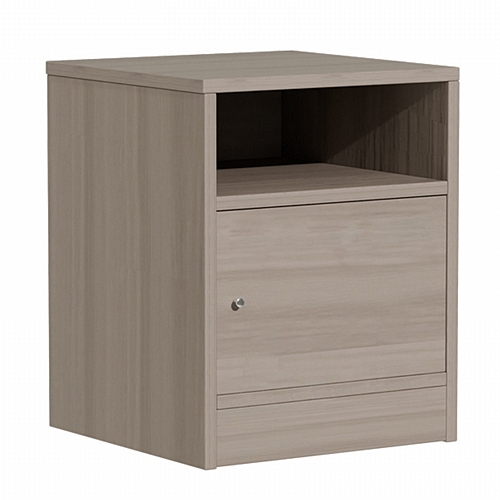 Κομοδίνο Foly pakoworld με ένα ντουλάπι γκρι oak 40x40x50εκ Κομοδίνο Foly pakoworld με ένα ντουλάπι γκρι oak 40x40x50εκ