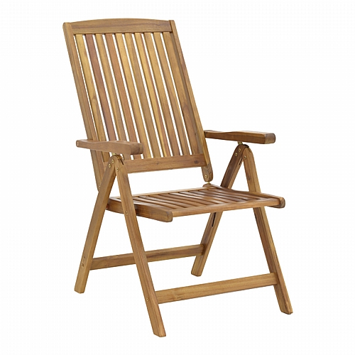 Πολυθρόνα 5 θέσεων Zerco pakoworld πτυσσόμενη ξύλο ακακίας φυσικό 61x65x110εκ Πολυθρόνα 5 θέσεων Zerco pakoworld πτυσσόμενη ξύλο ακακίας φυσικό 61x65x110εκ