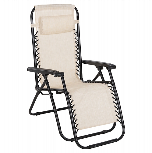 ΠΟΛΥΘΡΟΝΑ RELAX FB95095.12 ΜΠΕΖ TEXTILENE-ΜΑΥΡΟ ΜΕΤΑΛΛΟ 67x145x110Υεκ.