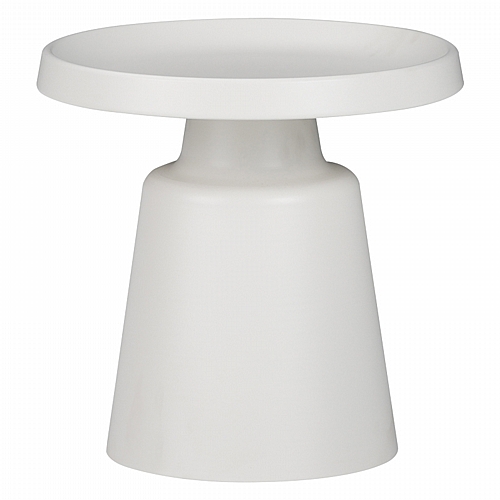 Βοηθητικό τραπέζι Ginoze Inart λευκό μέταλλο Φ50x50εκ Βοηθητικό τραπέζι Ginoze Inart λευκό μέταλλο Φ50x50εκ