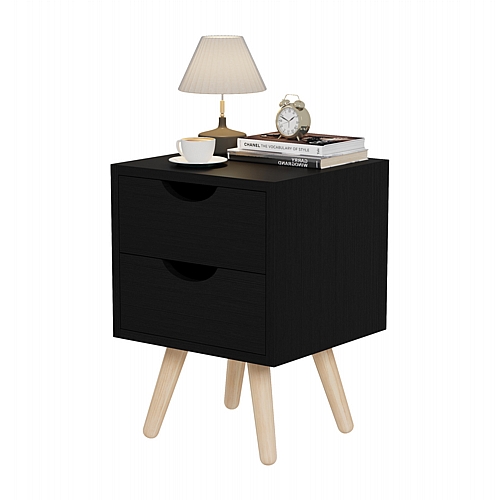 ΚΟΜΟΔΙΝΟ FB92472.02 ΜΕΛΑΜΙΝΗ-2 ΣΥΡΤΑΡΙΑ-WENGE 29,5x29,5x45Υεκ
