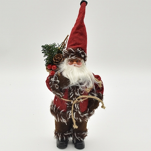 Επιτραπέζιος άγιος βασίλης μς καμπανάκι στο σκουφί