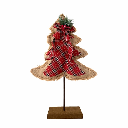 Επιτραπέζιο δεντράκι σε ξύλινη βάση