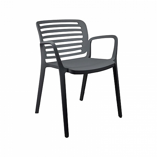 ΚΑΡΕΚΛΑ ΚΗΠΟΥ Fylliana FL7109 Layla ΣΚΟΥΡΟ ΓΚΡΙ ΧΡΩΜΑ 55x59x78εκ