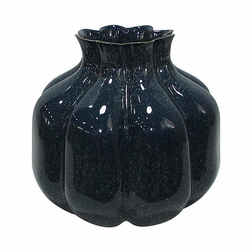 ΚΕΡΑΜΙΚΟ ΒΑΖΟ Fylliana Belinda ΜΠΛΕ ΧΡΩΜΑ 29x29x26εκ