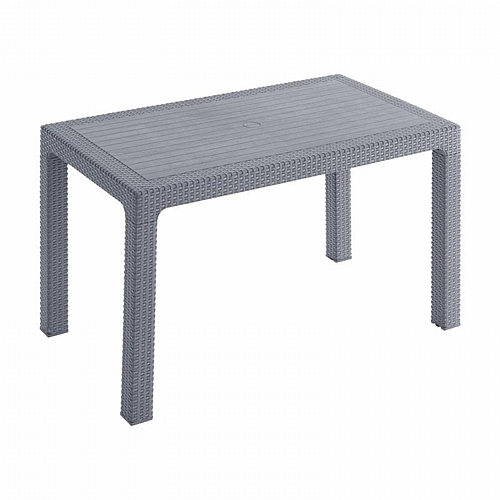 ΤΡΑΠΕΖΙ ΕΞΟΧΗΣ Fylliana Baltic ΑΝΘΡΑΚΙ ΧΡΩΜΑ 140x80x75εκ