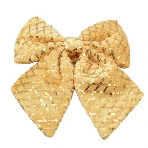 Χριστουγεννιάτικη φιγούρα φιόγκος ροζ