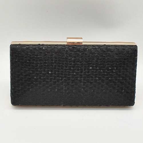 Βραδινή τσάντα clutch μαύρο