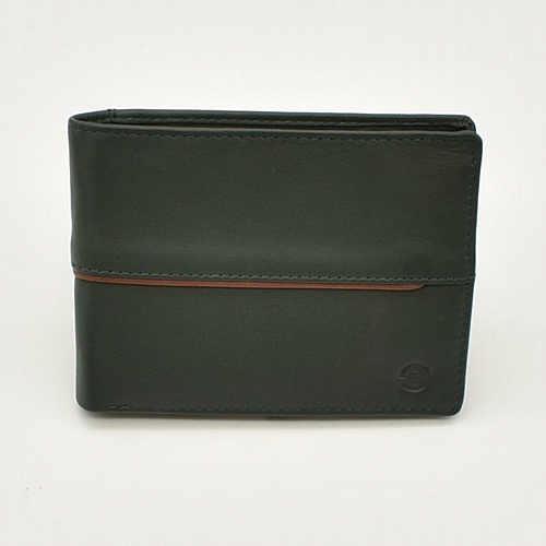 Ανδρικό πορτοφόλι κυπαρισσί Genuine leather