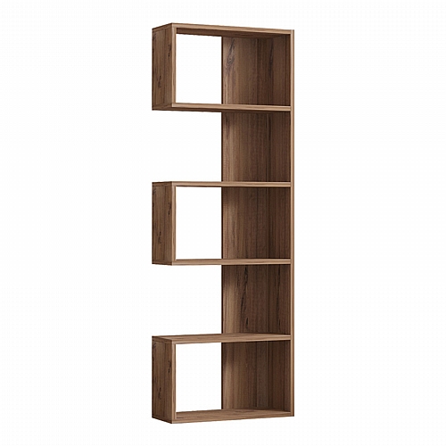Βιβλιοθήκη Cascade pakoworld σε sonoma  απόχρωση 51.8x22x150εκ