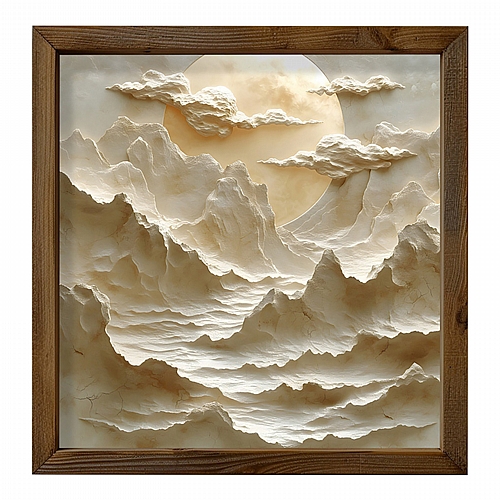 Πίνακας σε καμβά Jedia pakoworld με ψηφιακή εκτύπωση 50x3.5x50εκ