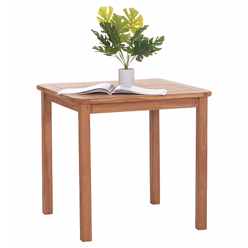 ΤΡΑΠΕΖΙ ΤΕΤΡΑΓΩΝΟ FB918122 ΞΥΛΟ TEAK--ΦΥΣΙΚΟ 80x80x76Υεκ.