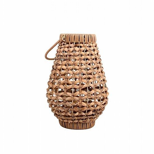 ΗΛΙΑΚΟ ΦΑΝΑΡΙ ΚΗΠΟΥ ΨΑΘΙΝΟ Fylliana FL24040 Boho ΦΥΣΙΚΟ ΧΡΩΜΑ 24x36εκ
