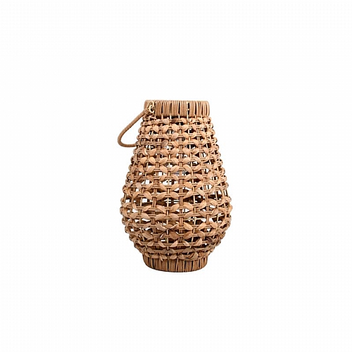 ΗΛΙΑΚΟ ΦΑΝΑΡΙ ΚΗΠΟΥ ΨΑΘΙΝΟ Fylliana FL24040 Boho ΦΥΣΙΚΟ ΧΡΩΜΑ 21x31εκ
