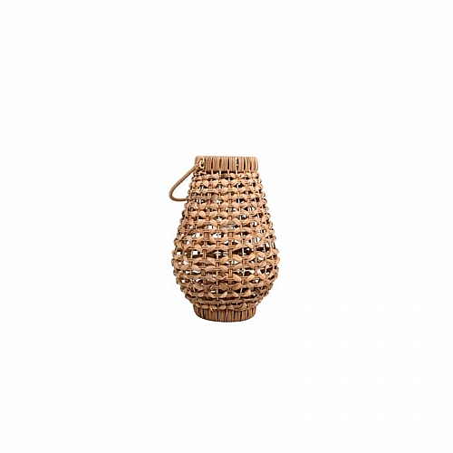 ΗΛΙΑΚΟ ΦΑΝΑΡΙ ΚΗΠΟΥ ΨΑΘΙΝΟ Fylliana FL24040 Boho ΦΥΣΙΚΟ ΧΡΩΜΑ 18x26εκ