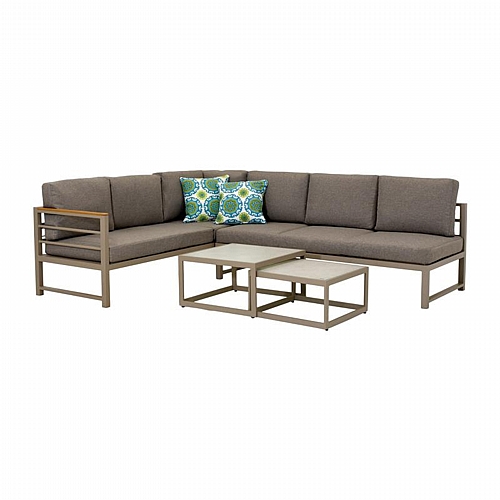 ΣΕΤ ΚΗΠΟΥ 4 ΤΕΜΑΧΙΩΝ Fylliana Minnesota ΜΠΕΖ ΧΡΩΜΑ 190x240x70εκ