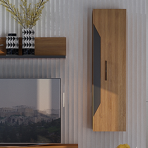 ΒΙΤΡΙΝΑ Fylliana Jakarta ΜΕ ΚΑΠΛΑΜΑ ΔΡΥΟΣ ΡΟΥΣΤΙΚ 35*32*130