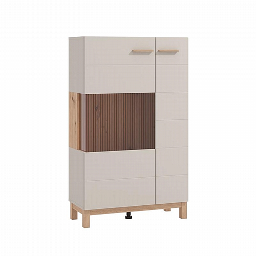 ΒΙΤΡΙΝΑ ESSEX 2K VS1 127 CASHMERE/ARTISAN OAK 77x35x128εκ