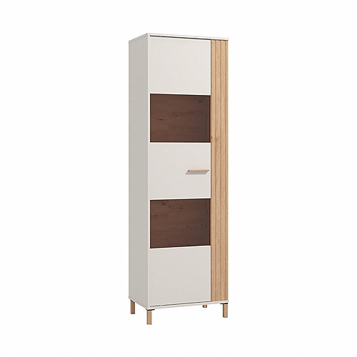 ΒΙΤΡΙΝΑ ΜΟΝΟΦΥΛΛΗ BELFORT 1K VS1 CASHMERE-ARTISAN OAK 60x40x193εκ o.r.s