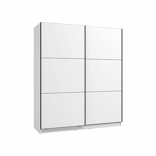 ΝΤΟΥΛΑΠΑ SIERRA 180 OPAQUE WHITE 180x63x210εκ
