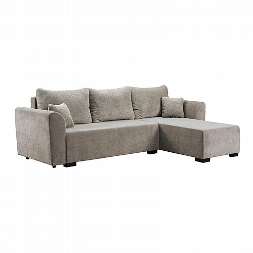 ΓΩΝΙΑΚΟΣ ΚΑΝΑΠΕΣ ΚΡΕΒΑΤΙ Migros ΜΠΕΖ ΧΡΩΜΑ 268x167x80εκ