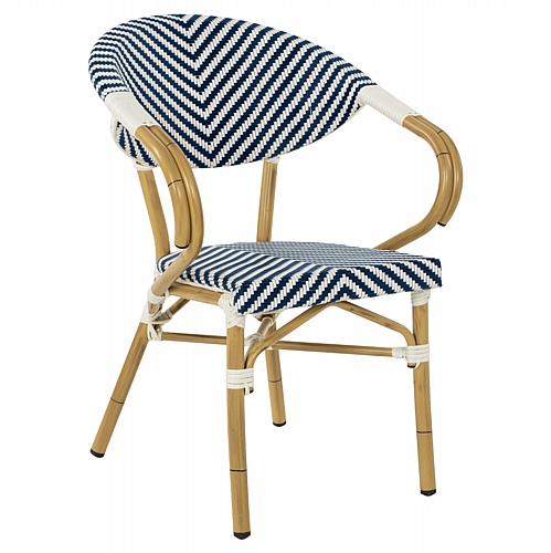 ΠΟΛΥΘΡΟΝΑ BAMBOO LOOK FB95861.02 ΜΠΛΕ-ΛΕΥΚΟ 59x56x82Yεκ. ΠΟΛΥΘΡΟΝΑ BAMBOO LOOK FB95861.02 ΜΠΛΕ-ΛΕΥΚΟ 59x56x82Yεκ.