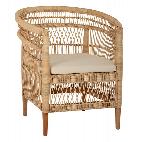 ΠΟΛΥΘΡΟΝΑ MALAWI FB99635.04 ΞΥΛΟ ΜΑΟΝΙ ΕΠΕΝΔΥΣΗ RATTAN ΛΕΥΚΟ ΜΑΞΙΛΑΡΙ ΚΑΘΙΣΜΑΤΟΣ 80x70x86Υεκ.