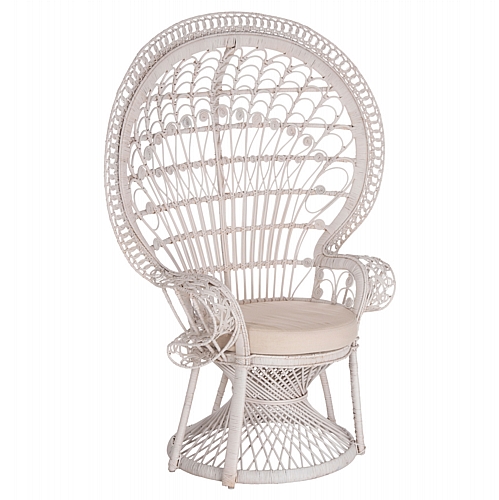 ΠΟΛΥΘΡΟΝΑ FB99342.02 RATTAN ΣΕ ΛΕΥΚΟ-ΜΑΞΙΛΑΡΙ ΛΕΥΚΟ 114x72x150Yεκ.