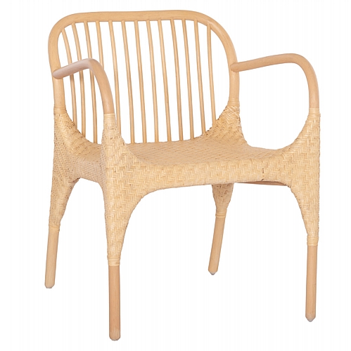 ΠΟΛΥΘΡΟΝΑ ΤΡΑΠΕΖΑΡΙΑΣ FB99957.01 ΦΥΣΙΚΟ RATTAN 62x55x82Υεκ.