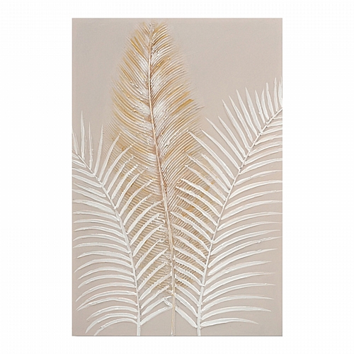Πίνακας σε καμβά Leavy Inart 60x3x90εκ