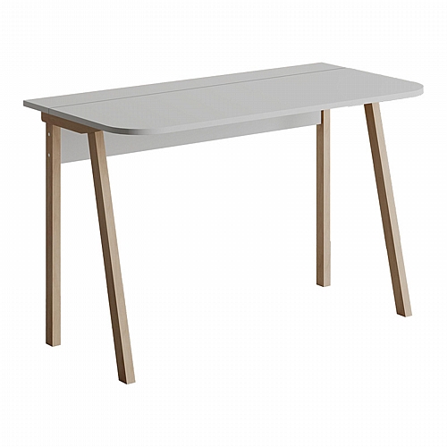 Γραφείο Malia pakoworld σε λευκή-φυσική απόχρωση 120x60.5x75εκ Γραφείο Malia pakoworld σε λευκή-φυσική απόχρωση 120x60.5x75εκ