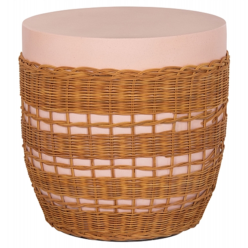 ΒΟΗΘΗΤΙΚΟ ΤΡΑΠΕΖΙ FB918166 FIBER CEMENT ΡΟΖ-RATTAN ΦΥΣΙΚΟ Φ44.5x45Υεκ. ΒΟΗΘΗΤΙΚΟ ΤΡΑΠΕΖΙ FB918166 FIBER CEMENT ΡΟΖ-RATTAN ΦΥΣΙΚΟ Φ44.5x45Υεκ.