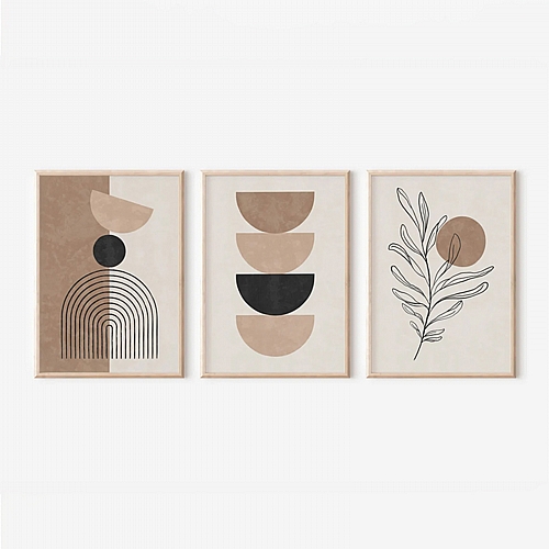 Πίνακας Voida pakoworld τρίπτυχος με ψηφιακή εκτύπωση και πλαίσιο 33x1.5x48εκ Πίνακας Voida pakoworld τρίπτυχος με ψηφιακή εκτύπωση και πλαίσιο 33x1.5x48εκ