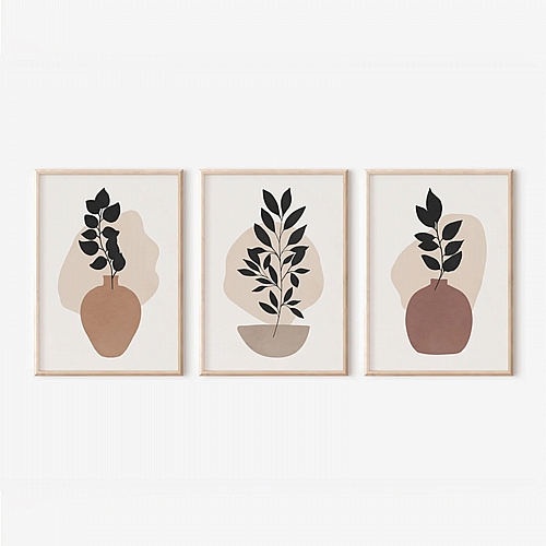 Πίνακας Ferez pakoworld τρίπτυχος με ψηφιακή εκτύπωση και πλαίσιο 33x1.5x48εκ Πίνακας Ferez pakoworld τρίπτυχος με ψηφιακή εκτύπωση και πλαίσιο 33x1.5x48εκ