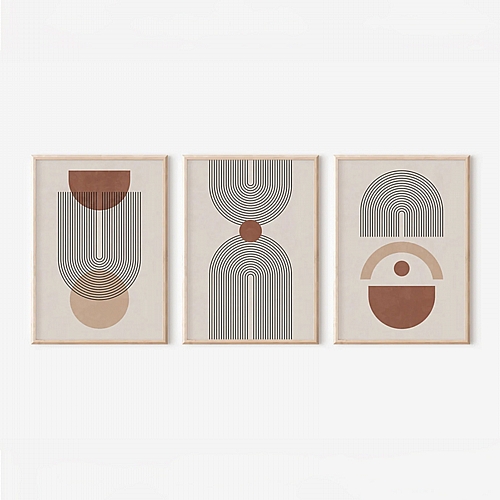 Πίνακας Frenja pakoworld τρίπτυχος με ψηφιακή εκτύπωση και πλαίσιο 33x1.5x48εκ Πίνακας Frenja pakoworld τρίπτυχος με ψηφιακή εκτύπωση και πλαίσιο 33x1.5x48εκ