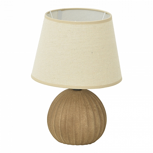 Επιτραπέζιο φωτιστικό Melanie Inart Ε14 κεραμικό σε γκρι antique- μπεζ απόχρωση Φ22x30εκ Επιτραπέζιο φωτιστικό Melanie Inart Ε14 κεραμικό σε γκρι antique- μπεζ απόχρωση Φ22x30εκ