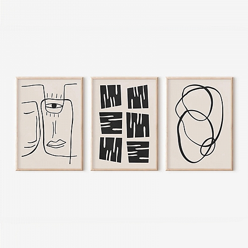 Πίνακας Lumora pakoworld τρίπτυχος με ψηφιακή εκτύπωση και πλαίσιο 33x1.5x48εκ Πίνακας Lumora pakoworld τρίπτυχος με ψηφιακή εκτύπωση και πλαίσιο 33x1.5x48εκ