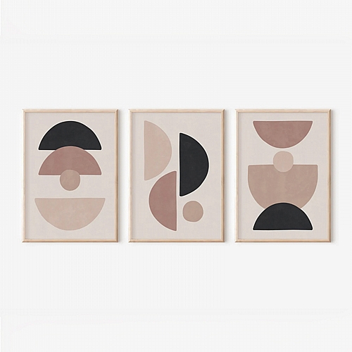 Πίνακας Veyra pakoworld τρίπτυχος με ψηφιακή εκτύπωση και πλαίσιο 33x1.5x48εκ Πίνακας Veyra pakoworld τρίπτυχος με ψηφιακή εκτύπωση και πλαίσιο 33x1.5x48εκ