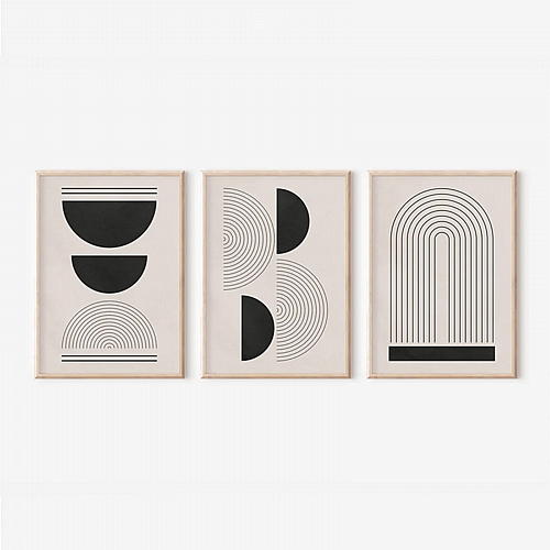 Πίνακας Nuvia pakoworld τρίπτυχος με ψηφιακή εκτύπωση και πλαίσιο 33x1.5x48εκ Πίνακας Nuvia pakoworld τρίπτυχος με ψηφιακή εκτύπωση και πλαίσιο 33x1.5x48εκ