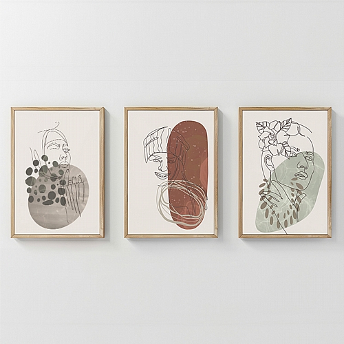 Πίνακας Aelra pakoworld τρίπτυχος με ψηφιακή εκτύπωση και πλαίσιο 33x1.5x48εκ Πίνακας Aelra pakoworld τρίπτυχος με ψηφιακή εκτύπωση και πλαίσιο 33x1.5x48εκ