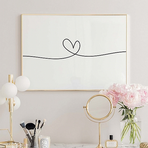 Πίνακας Heily pakoworld με ψηφιακή εκτύπωση και πλαίσιο 48x1.5x33εκ Πίνακας Heily pakoworld με ψηφιακή εκτύπωση και πλαίσιο 48x1.5x33εκ