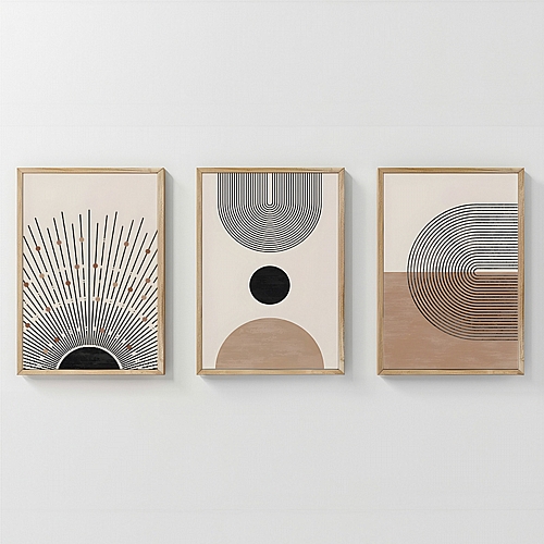 Πίνακας Lagon pakoworld τρίπτυχος με ψηφιακή εκτύπωση και πλαίσιο 33x1.5x48εκ Πίνακας Lagon pakoworld τρίπτυχος με ψηφιακή εκτύπωση και πλαίσιο 33x1.5x48εκ