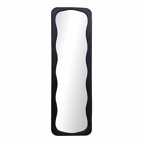 Καθρέπτης δαπέδου Lezour pakoworld βελούδο σε μαύρη απόχρωση 50x5x170εκ Καθρέπτης δαπέδου Lezour pakoworld βελούδο σε μαύρη απόχρωση 50x5x170εκ