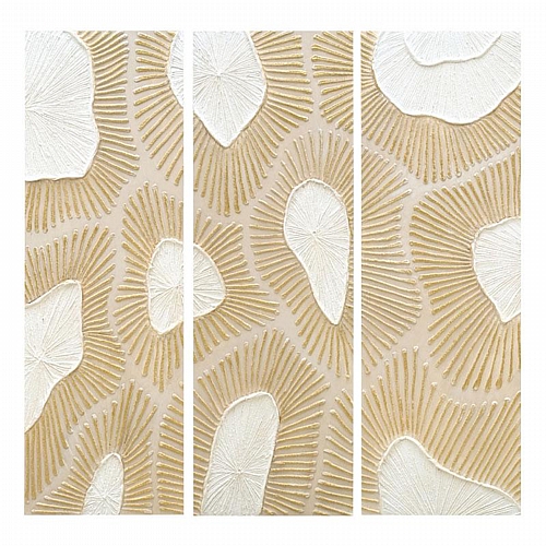 ΣΕΤ 3 ΠΙΝΑΚΕΣ ΣΕ ΚΑΜΒΑ Fylliana FL25490 ΜΠΕΖ-ΛΕΥΚΟ-ΧΡΥΣΟ 30x3x90εκ ΣΕΤ 3 ΠΙΝΑΚΕΣ ΣΕ ΚΑΜΒΑ Fylliana FL25490 ΜΠΕΖ-ΛΕΥΚΟ-ΧΡΥΣΟ 30x3x90εκ