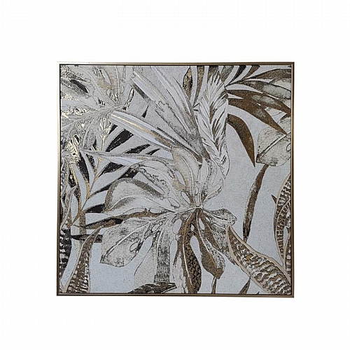 ΠΙΝΑΚΑΣ ΣΕ ΚΑΜΒΑ ΜΕ ΠΛΑΣΤΙΚΟ ΠΛΑΙΣΙΟ Fylliana FL251382 ΧΡΥΣΟ-ΛΕΥΚΟ-ΜΠΕΖ 50x3x50εκ ΠΙΝΑΚΑΣ ΣΕ ΚΑΜΒΑ ΜΕ ΠΛΑΣΤΙΚΟ ΠΛΑΙΣΙΟ Fylliana FL251382 ΧΡΥΣΟ-ΛΕΥΚΟ-ΜΠΕΖ 50x3x50εκ