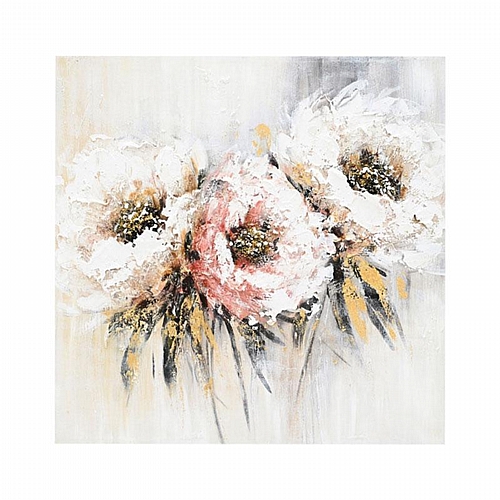 ΠΙΝΑΚΑΣ ΣΕ ΚΑΜΒΑ Fylliana FL25097 ΜΠΕΖ-ΛΕΥΚΟ-ΧΡΥΣΟ 80x3x80εκ ΠΙΝΑΚΑΣ ΣΕ ΚΑΜΒΑ Fylliana FL25097 ΜΠΕΖ-ΛΕΥΚΟ-ΧΡΥΣΟ 80x3x80εκ