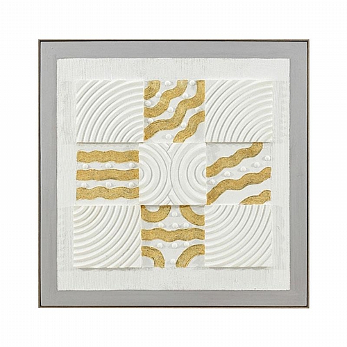 ΠΙΝΑΚΑΣ ΣΕ ΚΑΜΒΑ ΜΕ ΠΛΑΙΣΙΟ Fylliana FL25169 ΓΚΡΙ-ΛΕΥΚΟ-ΧΡΥΣΟ 102x7x102εκ ΠΙΝΑΚΑΣ ΣΕ ΚΑΜΒΑ ΜΕ ΠΛΑΙΣΙΟ Fylliana FL25169 ΓΚΡΙ-ΛΕΥΚΟ-ΧΡΥΣΟ 102x7x102εκ