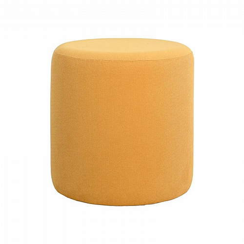 ΤΑΜΠΟΥΡΕ-ΣΚΑΜΠΟ ΣΤΡΟΓΓΥΛΟ Fylliana Circlo ΚΙΤΡΙΝΟ ΧΡΩΜΑ 34x35εκ